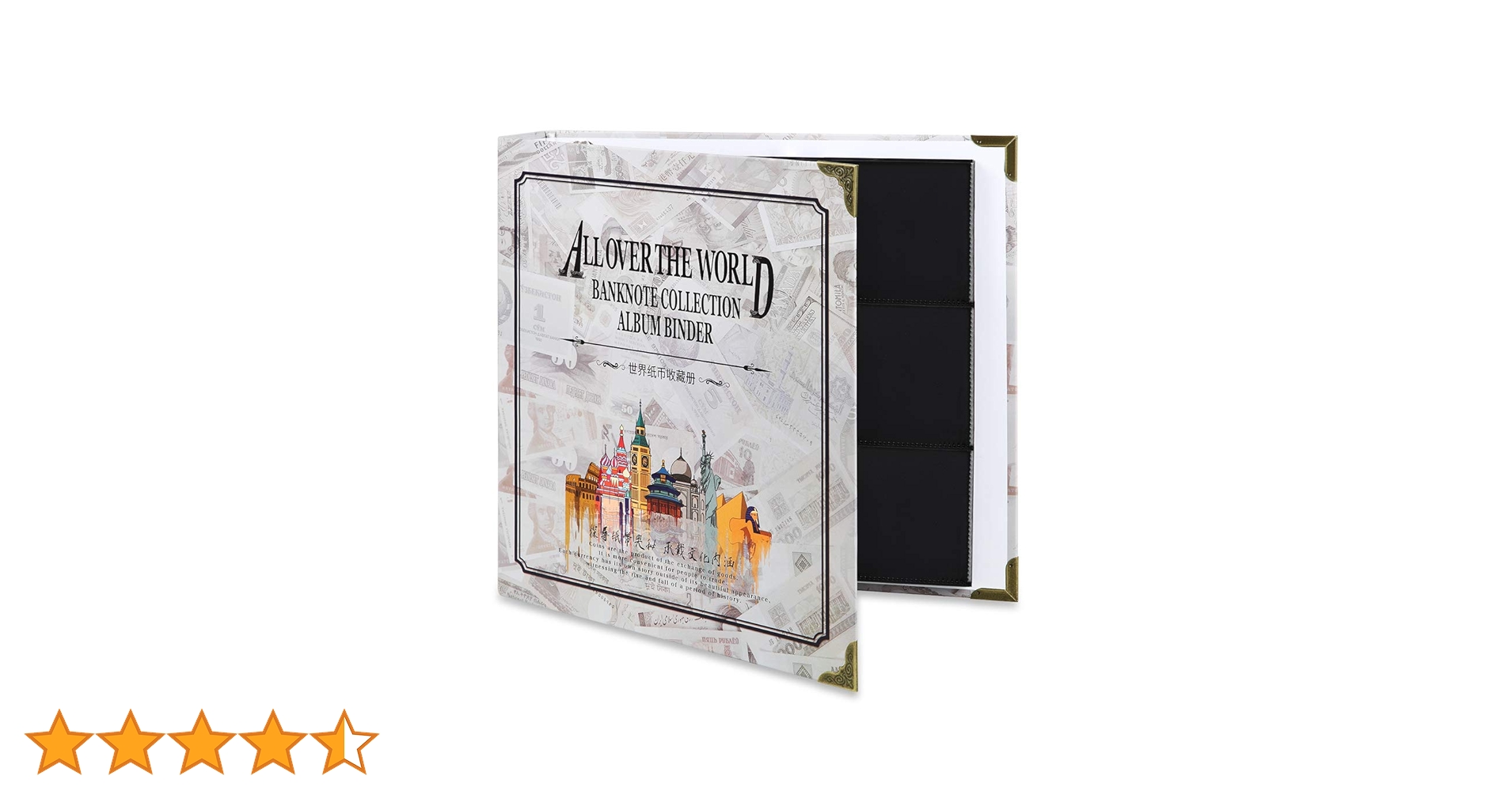 Amazon.co.jp: MUDOR 120ポケット 紙幣 世界通貨収集アルバム